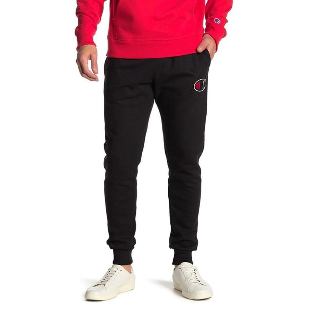 Champion Modern Tapered Big Logo Jogger Black